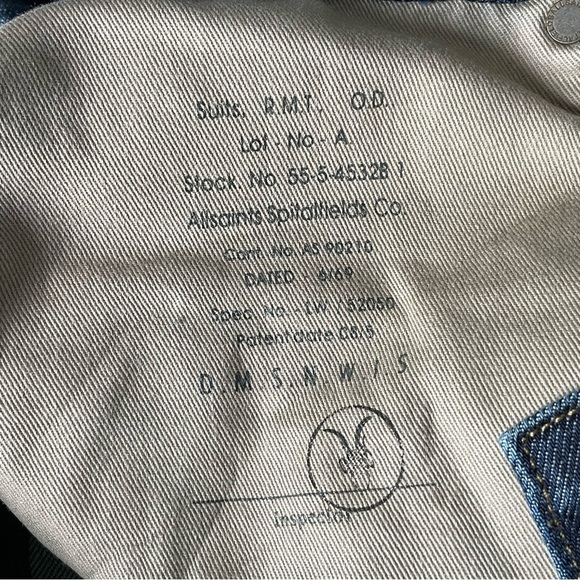 AllSaints Men's Blue Spitalfields Button Fly Cotton Jeans Size 32 - 47518 - Picture 10 of 12